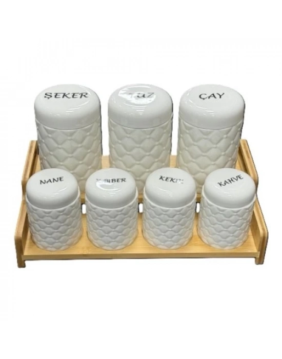7li Standlı Baharat Seti