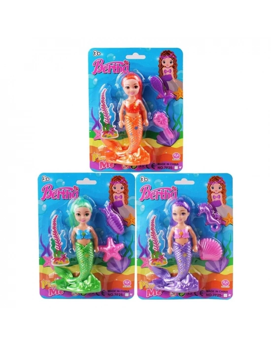 ® 7025 KARTELA KÇK DENİZ KIZI BERTHA BEBEK -KZL