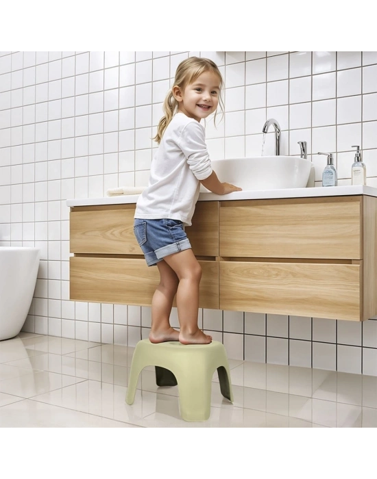 7127 Kaydırmaz Yükseltici Tabure Eco Yeşil -Dolu Oyuncak