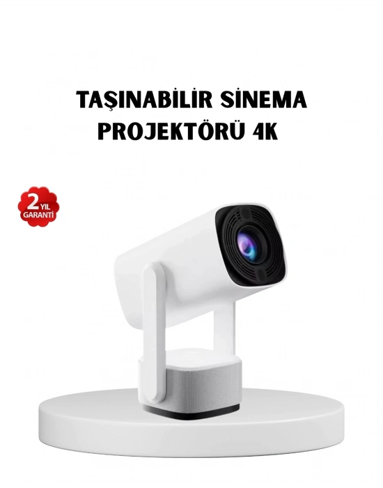 ® 720p HD Projeksiyon Cihazı – Uzun Ömürlü Ampul, Canlı Renkler ve Evde Sinema Keyfi