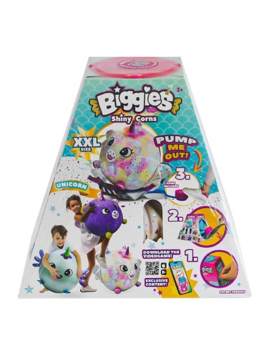 72292 Peluş Biggies Shinycorns Rainbow Unicorn Size XXL