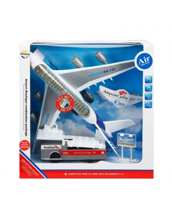 747-30 - UÇAK SETI ARACLI ISIK/SES KUTULU