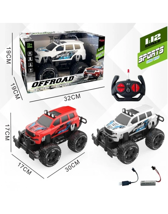789-804B - U/K OFFROAD JEEP SARJLI 1:12