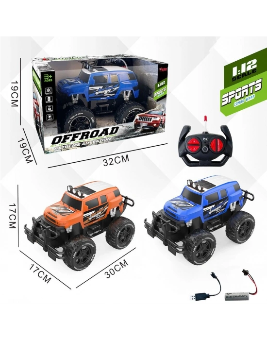 789-804B - U/K OFFROAD JEEP SARJLI 1:12