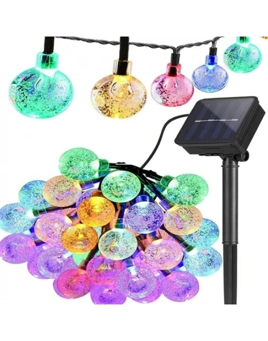 7m 50 Led RGB Solar