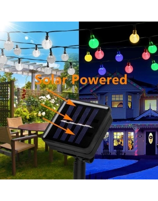 7m 50 Led RGB Solar