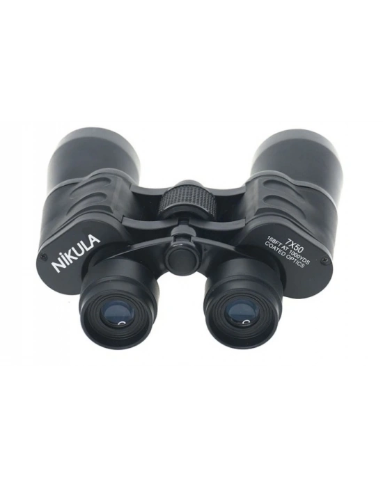 7x50 Kauçuk Kaplamalı Mavı Cam Mercekli Dürbün