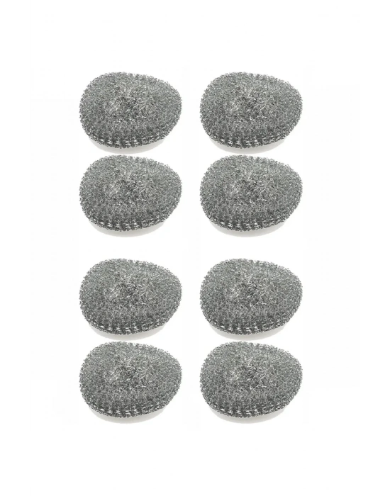 8 Adet Paslanmaz Çelik Tel Bulaşık Teli Poşetli