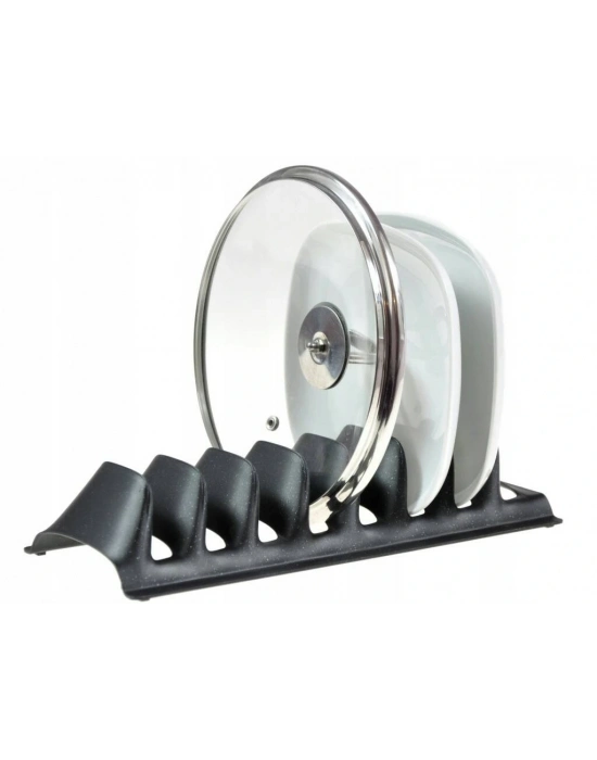 8 Bölmeli Tencere Kapak Rafı - Simple Tabaklık - Kapak Organizeri