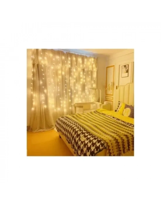 8 Fonksiyonlu Uzaktan Kumandalı Peri Perde Led - 3x3 Metre Günışığı