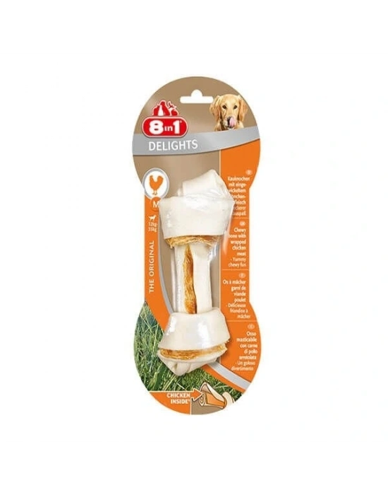 8 In 1 Delights Bones Tavuklu Köpek Kemik Ödülü Small 35 Gr