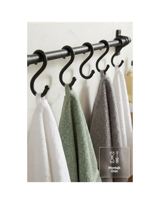 8 Kancalı Yapışkanlı Askı Aparatı