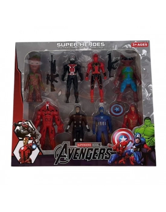 8 LI KUT.AVENGERS KARAKTERLER