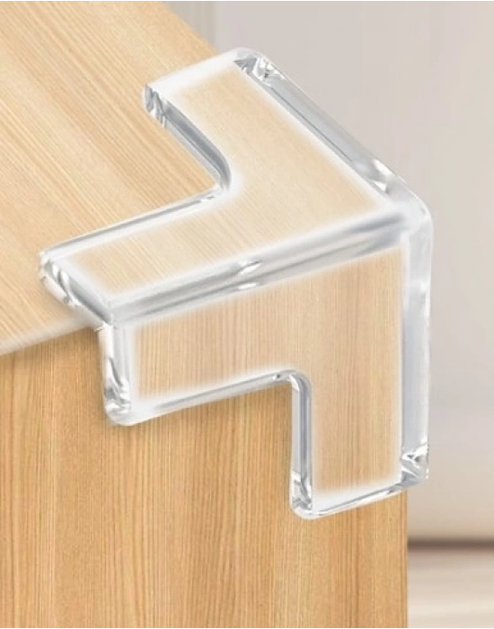 ® 8 li Set Silikon Şeffaf Masa Kenarı Koruma Aparatı