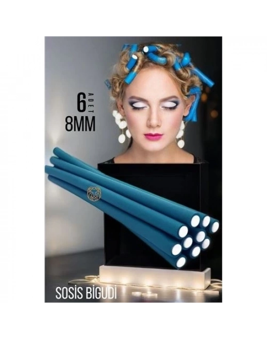 8 mm Sosis Latex Bigudi 6 lı Paket