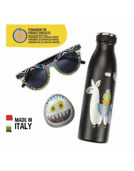 ®  8 Renk Fine Tip Metalik Keçeli Kalem Seti