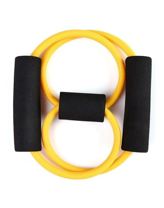 ®  8 Şeklinde Direnç Bandı Yoga Plates Ve Vücut Geliştirme Egzersiz Bandı