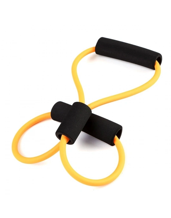 ®  8 Şeklinde Direnç Bandı Yoga Plates Ve Vücut Geliştirme Egzersiz Bandı