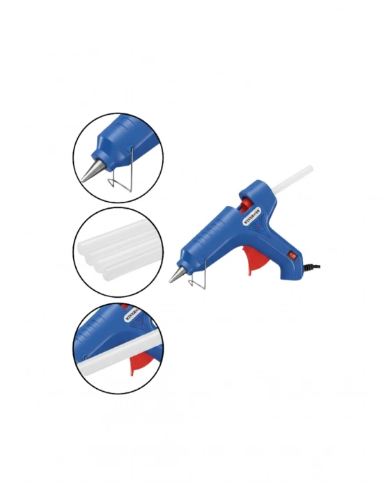 80 W Silikon Tabancası 11 mm Silikon Uyumlu 5 Adet Hediye Silikon
