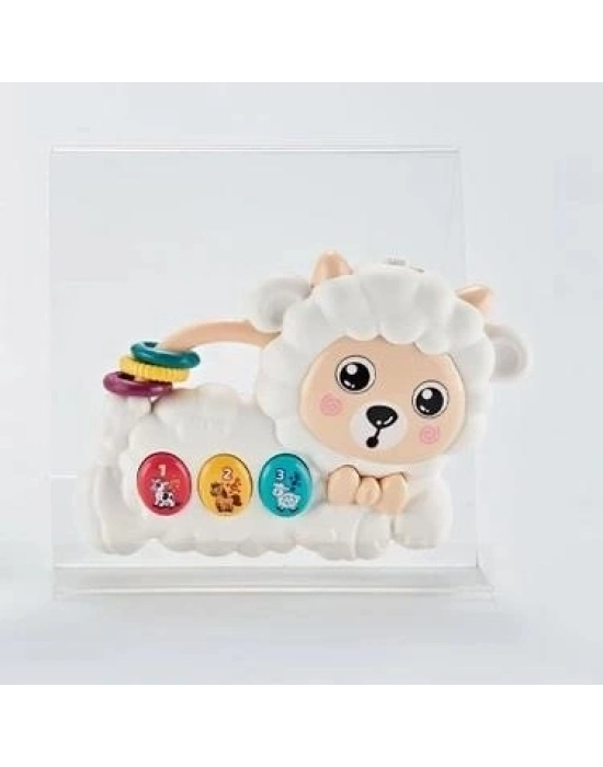 ® 855-201D PİLLİ MÜZİKLİ KUZU -ZRV