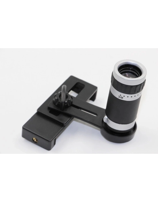 8x18 Zoom Teleskop Telefon Kamera Lensi Mini El Dürbünü