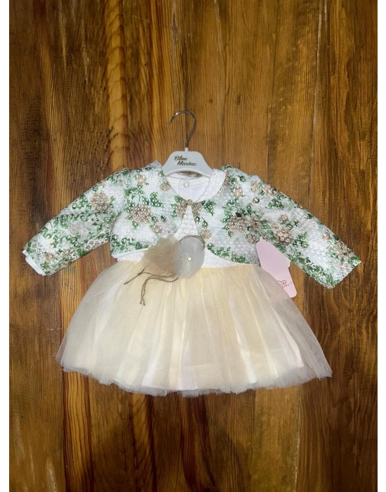 9-18 aylık prenses elbise sarı