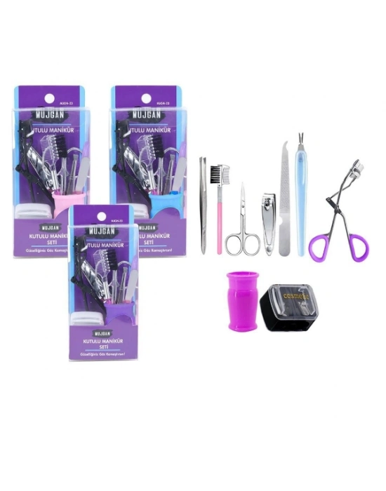 9 Parça Kutulu Manikür Seti