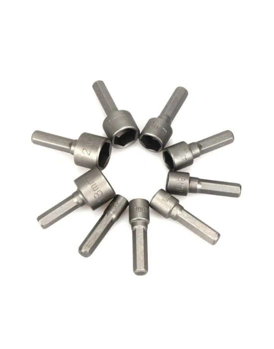 9 Parça Manyetik Somun Adaptörü