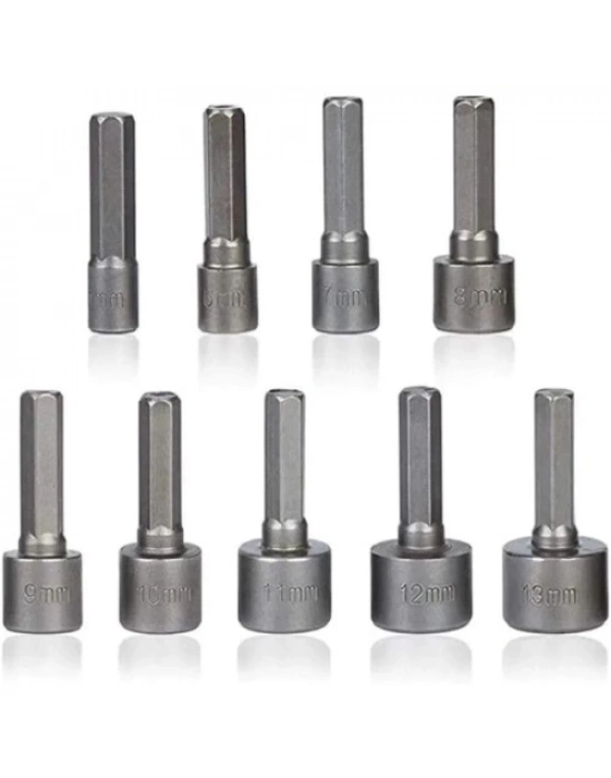 9 Parça Manyetik Somun Adaptörü