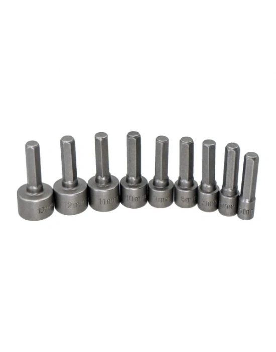 9 Parça Manyetik Somun Adaptörü