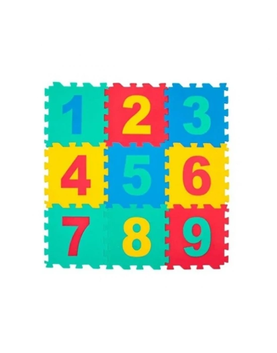 9 Parça Sayılar Puzzle Yer Matı