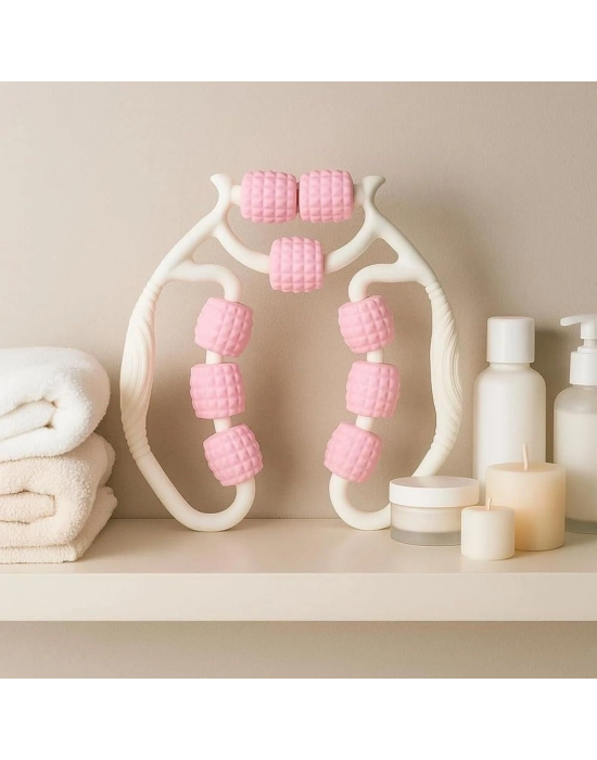 ®  9 Tekerlekli Lenfatik Masaj Roller – Selülit Giderici, Cilt Sıkılaştırıcı, Bacak Kol Sırt Masaj Aleti