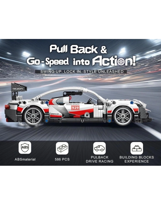 9055-3  TOYSE TOYS BRİCKS SPEED GRİ -EKN