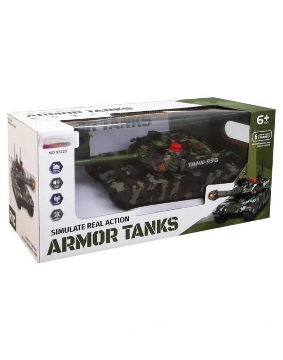 ® 93220 1/12 6 FONK.ŞARJLI TANK