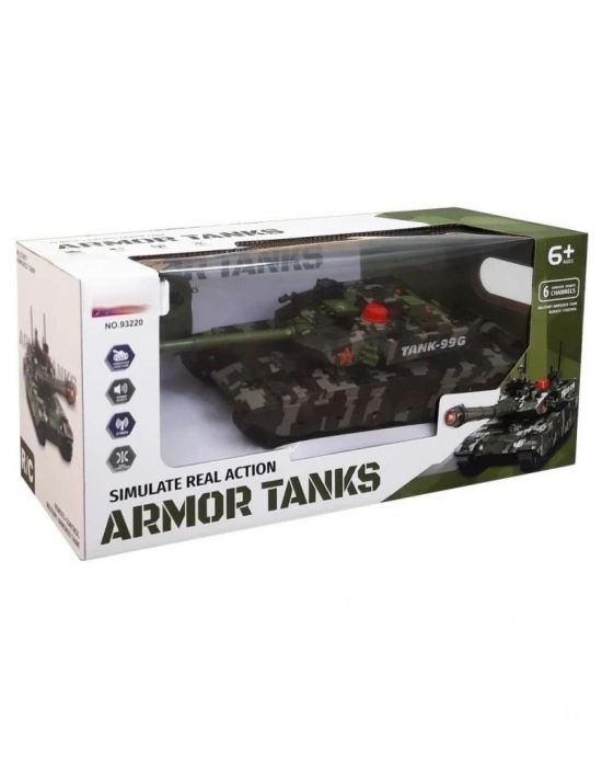 ® 93220 1/12 6 FONK.ŞARJLI TANK