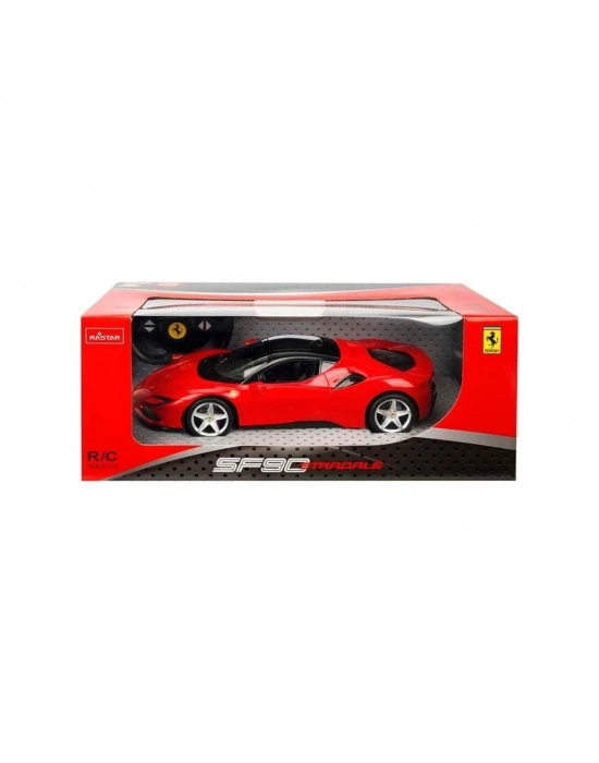 ® 97300 1:14 Ferrari SF90 Stradale Işıklı Uzaktan Kumandalı Araba 34 cm -