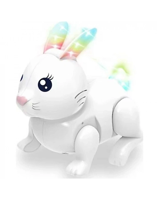 99777-1 - PİLLİ SESLİ IŞIKLI YÜRÜYEN TAVŞAN