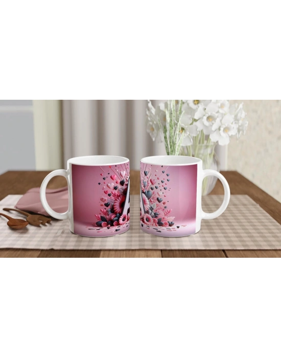 A Harfi Dekoratif Alfabe Temalı Kupa Bardak