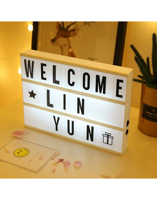 A5 Led Işıklı Yazı Panosu Lightbox