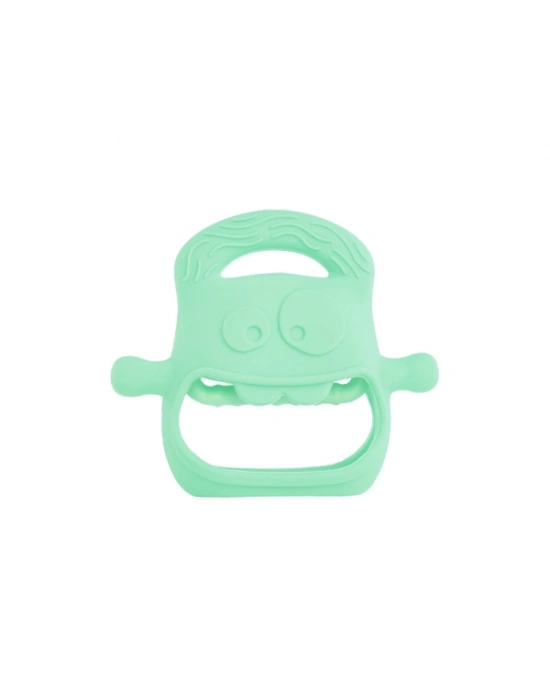 Açık Yeşil Bebek Silikon Diş Kaşıyıcı