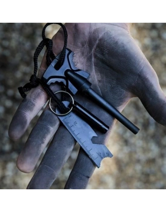 Acil Durum Magnezyum Çakmaktaşı Hayatta Kalma Kiti