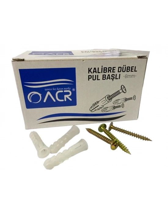 ® ACR 8 mm Kalibre Dubel 100 Adet