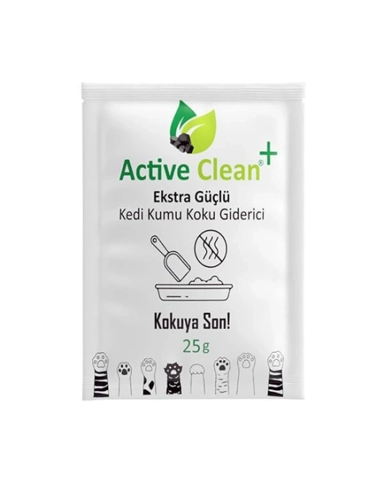 Active Clean Hindistan Cevizli Organik Kedi Kumu Koku Giderici 25 Gr