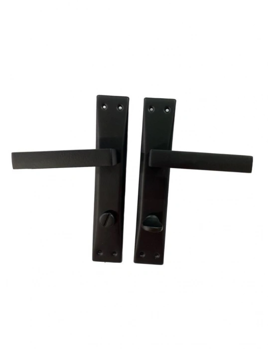 ® Adil Riva Mat Siyah Wc Kapı Kolu