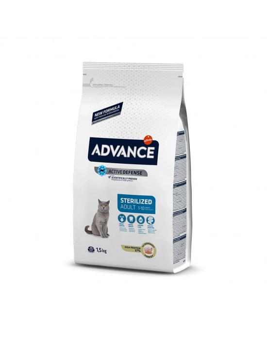 Advance Kısırlaştırılmış Hindili Yetişkin Kedi Maması 1,5 Kg