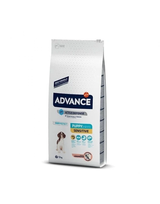 Advance Puppy Sensitive Somonlu Hassas Yavru Köpek Maması 12 Kg