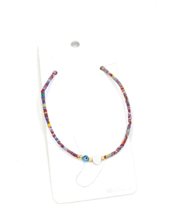 Afgan Boncuk Halhal - ÇOK RENKLİ