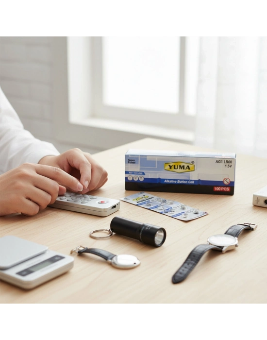 Ag1 Lr-60 Düğme Pil Alkalin 1.5v 10lu Kart