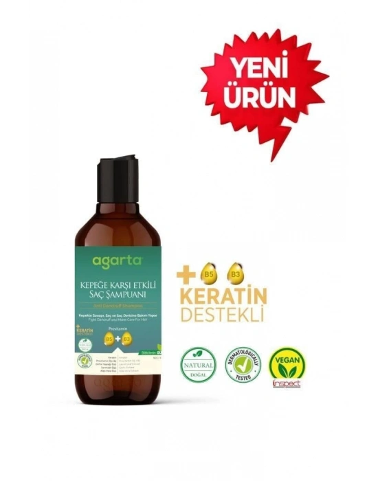 Agarta Doğal Kepeğe Karşı Şampuan 400 ml
