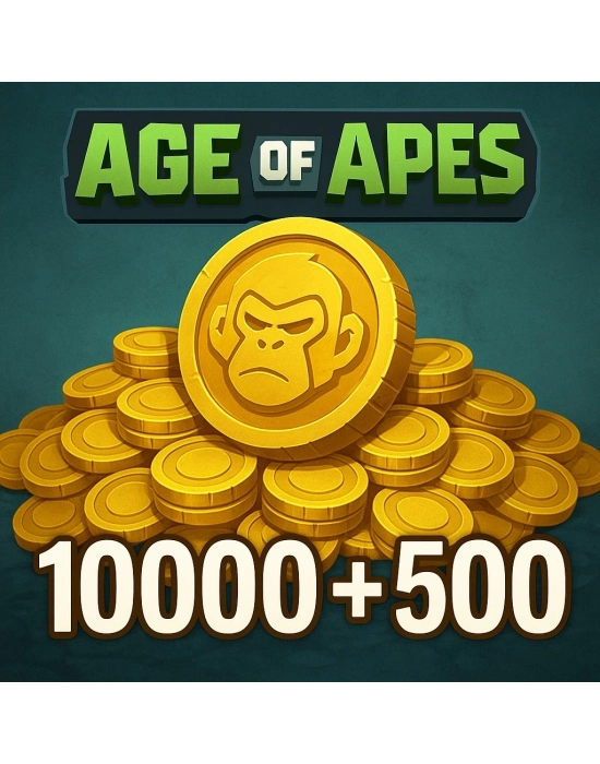 Age Of Apes 10000 + 500 Coin